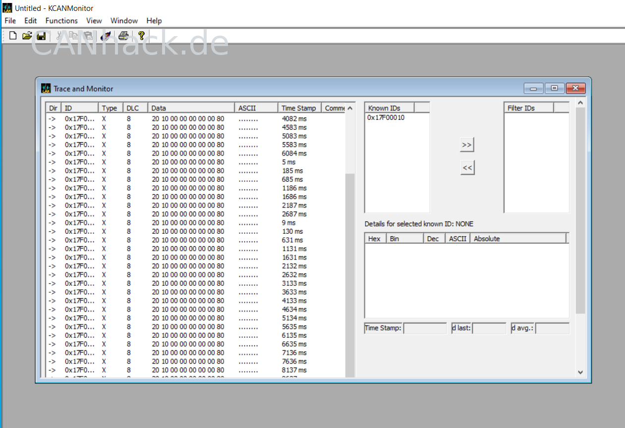 Only one ID detected KCanMonitor.PNG